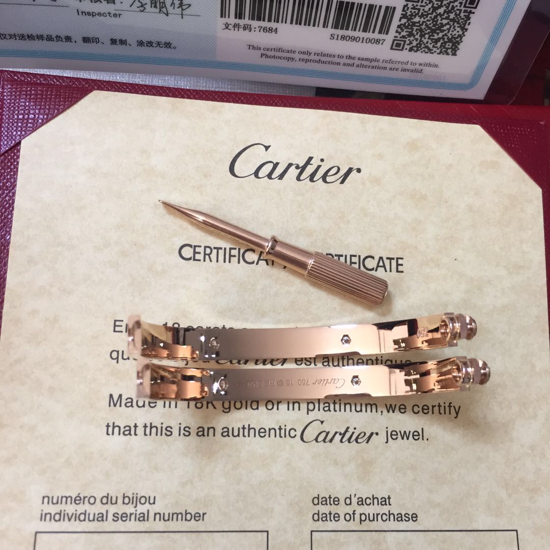 custom made cartier love bracelet