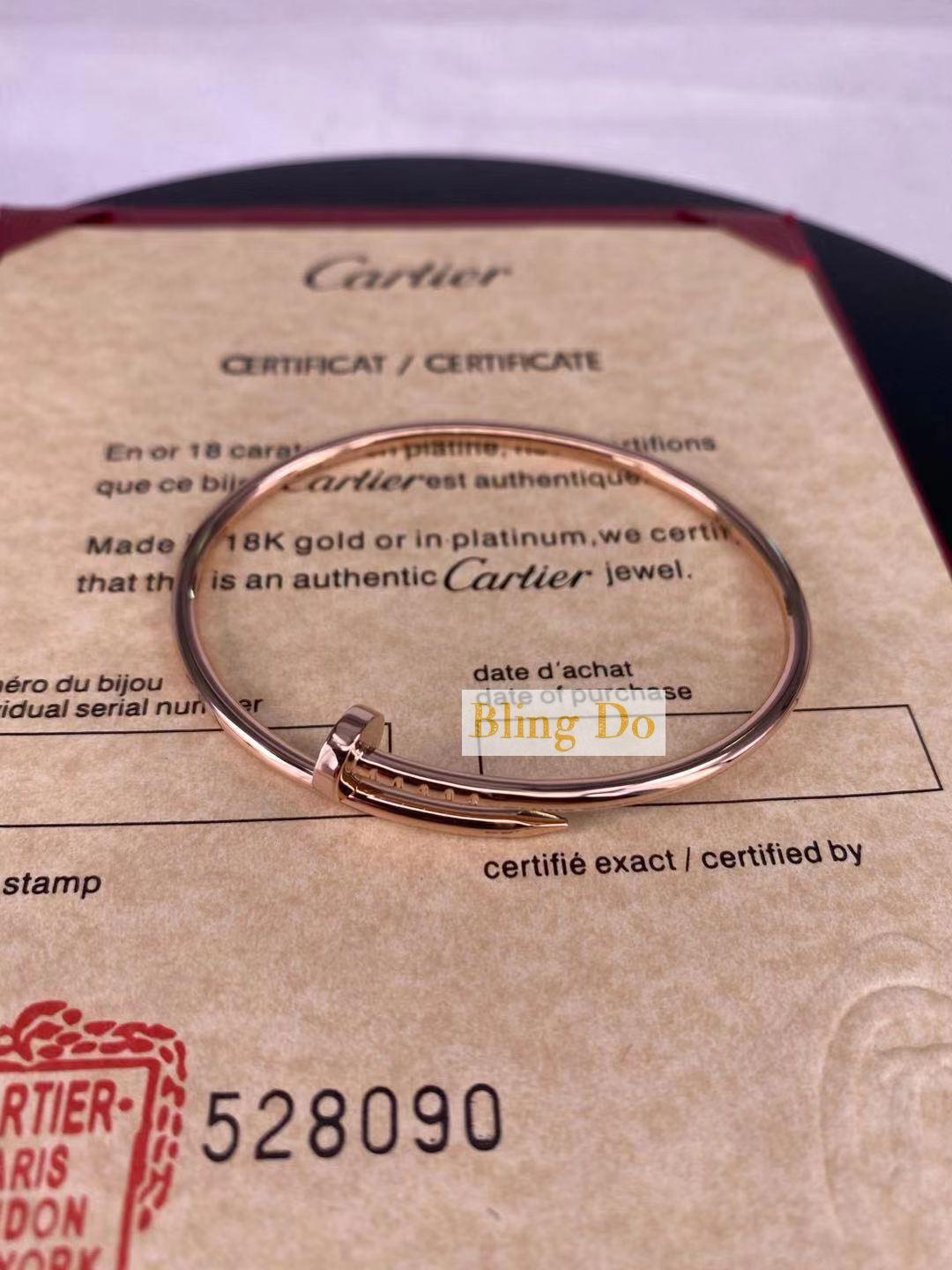 JUSTE UN CLOU Cartier BRACELET SM 18K PINK GOLD