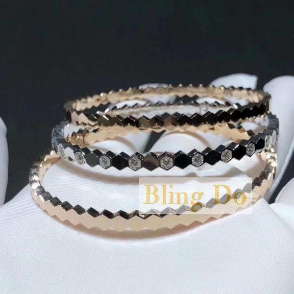 Inspired 18k Gold Chaumet Bee My Love diamond bracelet